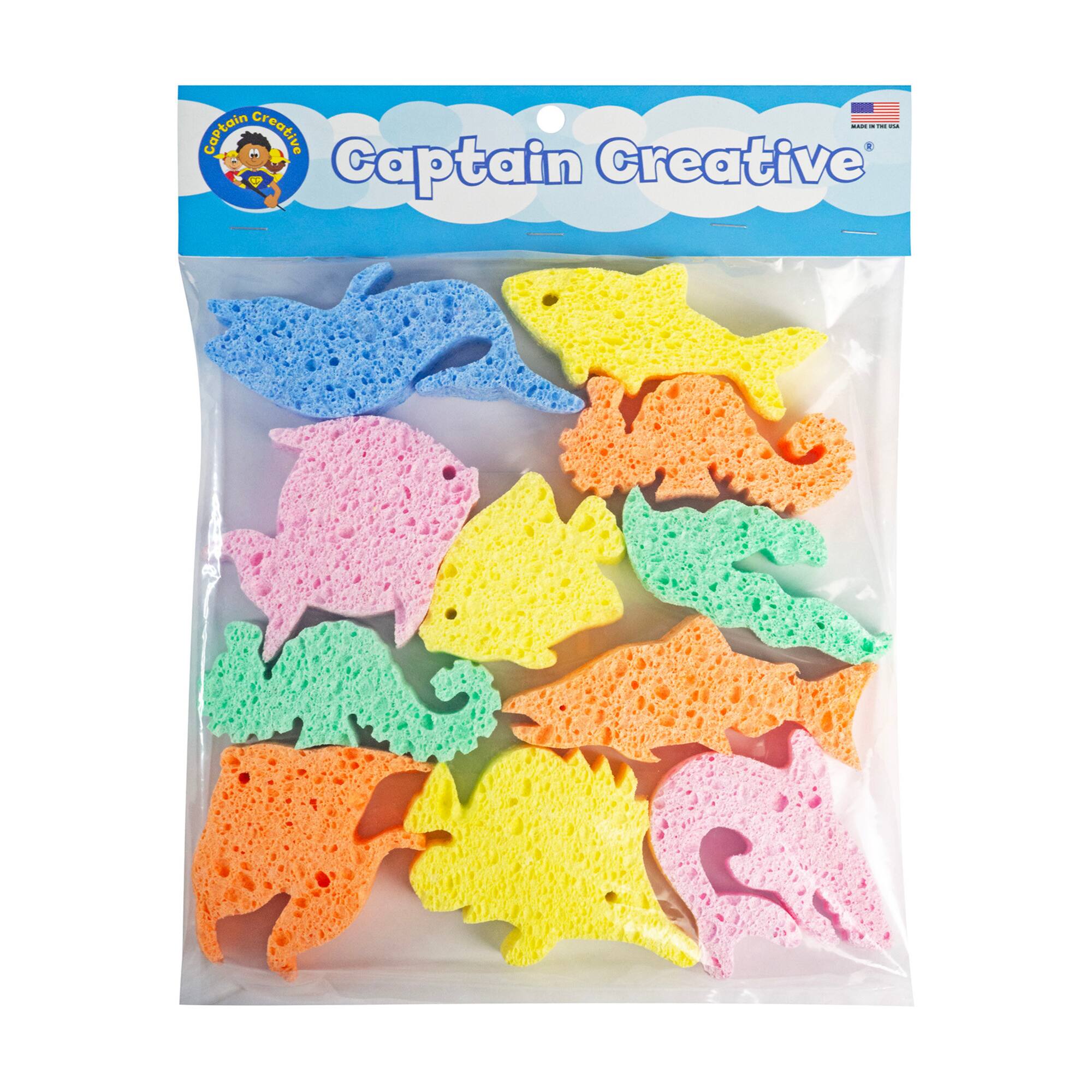 Captain Creative® Sea Life Super Sponges Pack